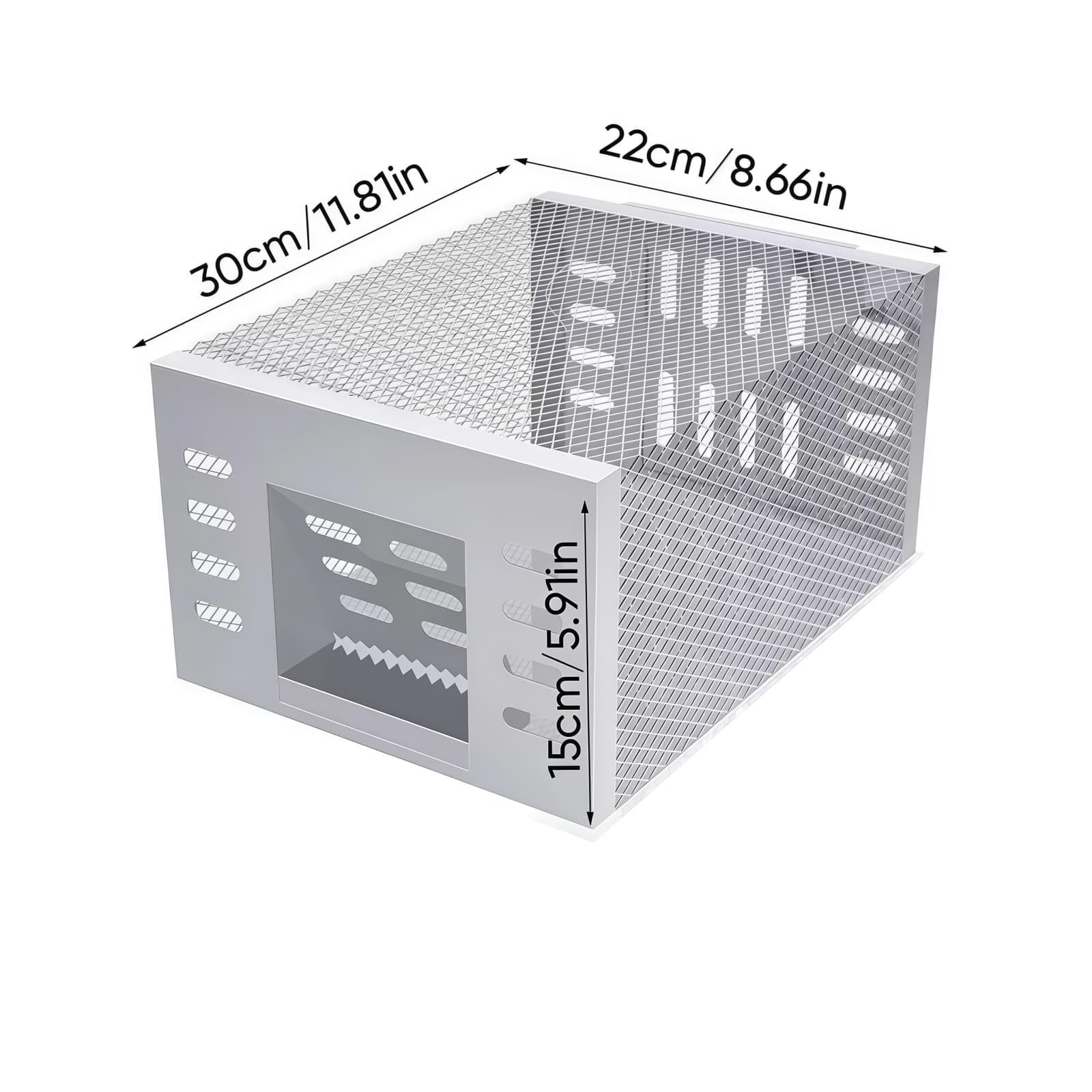 Rat Trap, Metal Reusable Mousetrap Mousetrap Automatic Continuous Circulation Mousetrap Household Mousetrap Safe and Efficient Mousetrap Easy to Set Mice Catcher for Indoor and Outdoor