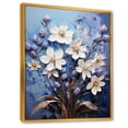thumbnail image 2 of Designart "Enchanted Snowdrop Flurry I" Snowdrops Floater Framed Canvas Wall Art, 2 of 5
