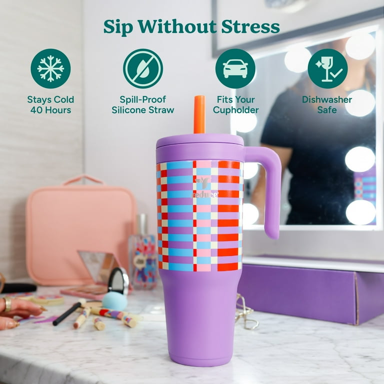 Reduce Jamie Makeup 40oz Chiller Tumbler with Handle with Spill