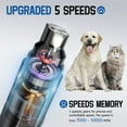 thumbnail image 3 of Dog Nail Grinder with LED Light 5-Speed Quiet Dog Nail Trimmer Low Noise Vibration -Safe Painless Nail Grooming & Smoothing for Small Medium Large Dog, 3 of 8