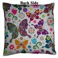 thumbnail image 2 of ABPHQTO Funda de almohada de mariposas, hermosas mariposas voladoras, reversible, sirena, lentejuelas, funda de almohada, decoración del hogar, funda de cojín, 40x40 cm ABPHQTO FishPillow-QQ-38-16x16, 2 of 2