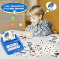 thumbnail image 2 of Juegos educativos de Scrabble de letras en inglés 3 4 5 6 7 8 años, juguete para niñas de 3 a 8 años Regalo para niñas de 3 a 8 años Juguete para niños de 3 a 6 años Lear Rojo Verde Cocina, Decoración y Otros, 2 of 5