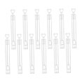 thumbnail image 4 of UPGRATOR 12Pcs Bubble Wands for Children DIY Use White Plastic Refillable, 4 of 8