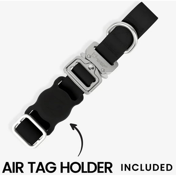 Waterproof Poly-Flex Sport Dog Collar - Black (Small)