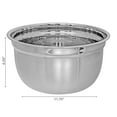 thumbnail image 3 of Maison Concepts Stainless Steel German Mixing Bowl 11.75", 3 of 3