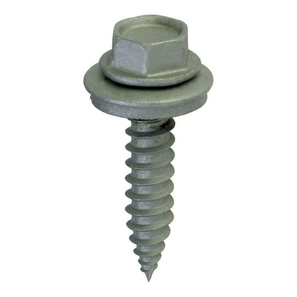 #9 x 1-1/2 in. External Hex Zinc Plated Steel Hex Washer Head Roofing Screws (100-Pack) #9 x 1-1/2 in. External Hex Zinc Plated Steel Hex Washer Head Roofing Screws (100-Pack)