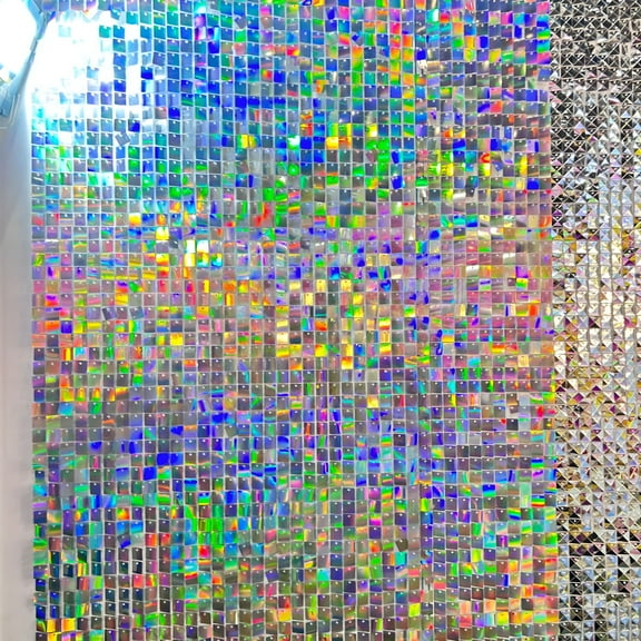 LAMIRO Glitter Backdrop Shimmer Wall Backdrop Panel Decorative Background Disco Background for Party