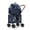 Blue, variant on Dog Stroller For Medium Small Dogs Double Pet Stroller, Dog Pushchairs Pram For 2 Dogs/cats, Lightweight Folding Double-layer Pet Puppy Trolley- Twin Travel Carriers 4 Wheel