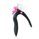 thumbnail image 1 of Vogacara Cortaúñas postizas, cabezal de acero inoxidable, recortadora de manicura DIY, herramienta profesional de tijeras para uñas de viaje para Juegos de manicura Negro y rojo rosa Vogacara CE013962-04B, 1 of 6