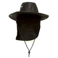 thumbnail image 2 of Top Headwear Safari Explorer Bucket Hat With Flap Neck Cover - Black, XL, 2 of 2