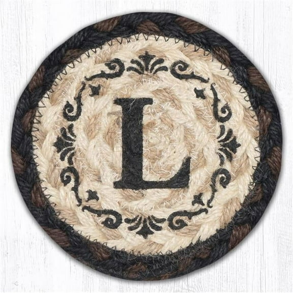 Capitol Importing 30-313L 5 x 5 in. IC-313 L Monogram Printed Coaster