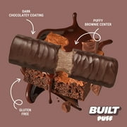BUILT Bar Puff Protein Snack Bars, 17g Protein, Brownie Batter, Gluten Free - 12 Pack