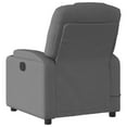 thumbnail image 3 of vidaXL Massage Recliner Chair Dark Grey Fabric, 3 of 5