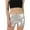 A01^Army Green, variant on Sexy Womens Metallic Booty Shorts Shiny Cheeky High Waist Workout Yoga Bottoms Hot Pants for Raves,Festivals,Dancings
