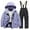 Black, variant on Boys Wear Jacket And Pants Winter Windproof Snowboarding Kid Warm Unisex Suit