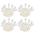 thumbnail image 3 of Borlas de flores de perlas sintéticas Sincero 10 piezas 4 cm de ancho, 3 of 10