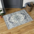 thumbnail image 2 of Vintage Collection Washable Area Rug - 2x3 Door Mat Small Entryway Rug Distressed Non-Slip Low-Pile Floor Carpet for Indoor Front Entrance Kitchen Bathroom Living Room Bedroom, 2 of 6