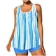thumbnail image 2 of Traje de baño para mujer, traje de baño conservador dividido con estampado grande para mujer, traje de baño dividido, trajes de baño para mujer, 2 of 6