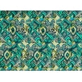 thumbnail image 2 of Zelouf Ethnic Geo On Challis  , Sewing, DIY, Crafts Fabric by the Yard, 777Olive/forest, 5 Yard, 2 of 2