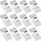 thumbnail image 1 of Flush Concealed Mount Bracket, 12pcs Stainless Steel headboard Brackets Interlocking Fittings, 1 of 5