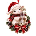 thumbnail image 5 of Luckky Sheep Christmas Cash Holder Ornament, Reusable Money Gift Hanging Ornament, Xmas Tree Decor for Cash Present, 5 of 6