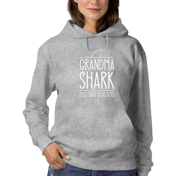 Grandma Shark Graphic Hoodie Women -GoatDeals Designs, Female x-Large