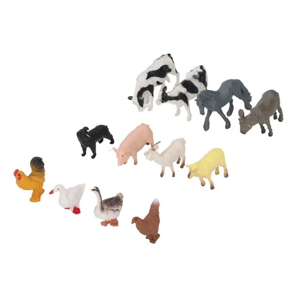 Mini Figurines D'animaux De Ferme, Apparence Naturelle, Modèles D