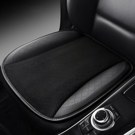 Ventilated Seat Cushion with 5 Built-in Cooling Fans, USB Powered Breathable Mesh Pad, 3-Speed Adjustable Summer Seat Cooler for Car, Truck, Office Chair & Home