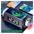thumbnail image 3 of 15W Qi Alarm Clock Wireless Charger Pad For Phone Plus Charger For Watch Earphone ,Fast Charging, 3 of 6