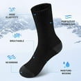 thumbnail image 4 of 5 Pairs Merino Wool Socks for Men, Super Thick Hiking Thermal Socks for Cold Weather, 4 of 6