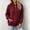 A208 Wine, variant on Trikvn Women's Quilted Pullover Hoodies Drawstring Sweatshirts with Kangaroo Pocket Long Sleeve Textured Casual Fall Tops Athletic Wear