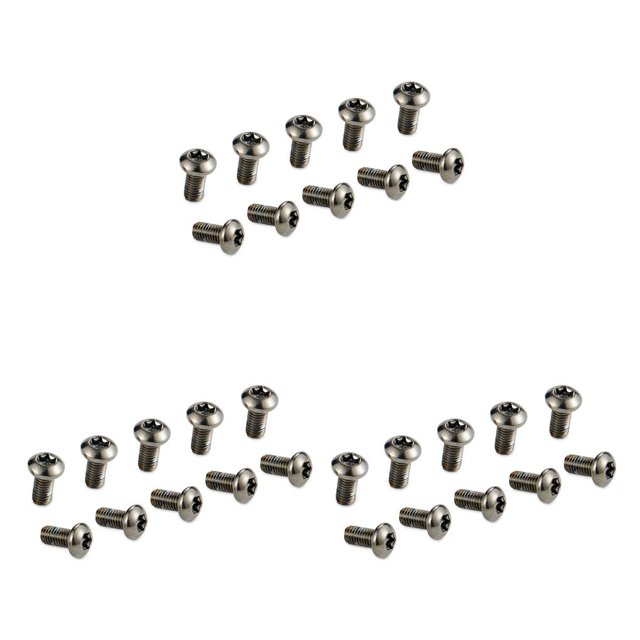 Greeniant Paquete de 12 tornillos M5 para freno de disco, piezas de repuesto, accesorio para bicicleta Type1 NO1