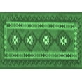 thumbnail image 1 of Ahgly Company Indoor Rectangle Oriental Emerald Green Traditional Area Rugs, 5' x 7', 1 of 4
