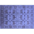 thumbnail image 1 of Ahgly Company Indoor Rectangle Oriental Blue Industrial Area Rugs, 2' x 5', 1 of 4