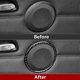 thumbnail image 3 of Car Carbon Fiber Door Audio Speaker Sticker Cover Trim Decal Ring for - 3 Series E90 E92 E93 2005-2, 3 of 5