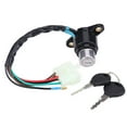 thumbnail image 2 of Llave de encendido, interruptor de llave de encendido de motocicleta, llave desbloqueada compatible con interruptor de llave Honda CC, valor excepcional, 2 of 9