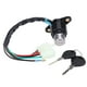 thumbnail image 2 of Llave de encendido, interruptor de llave de encendido de motocicleta, llave desbloqueada compatible con interruptor de llave Honda CC, valor excepcional, 2 of 9
