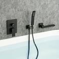 thumbnail image 4 of Rainlex One-Handle 1-Spray Setting Matte Black Bathtub Shower Faucet, 4 of 11