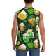thumbnail image 4 of Fotbe St Patrick's Day10 Men's Camiseta sin Mangas Estampada para Hombres, Playera Casual para Gimnasio, Entrenamiento, Playa-Large, 4 of 7