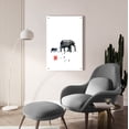 thumbnail image 6 of Epic Art 'Elephant' by Pechane, Acrylic Glass Wall Art, 24"x36", 6 of 8