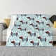 thumbnail image 1 of Fotbe Dachshund Dog Puppy Manta de Franela con Estampado, Manta Ultrasuave para Cama, Sofá, Auto, Hipoalergénica y Antibolitas-60"x50", 1 of 6