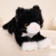thumbnail image 3 of 40/53CM Simlation Lying Kitten Plush Toys Fluffy Cat Stuffed Animal Pet Doll Black Orange Gray White Gray Cat Plushie Toys, 3 of 5