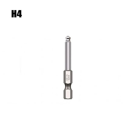 

1Pc Ball End Hex Screwdriver Bit Metric Hex Bit 50Mm Long Magnetic Driver Bit