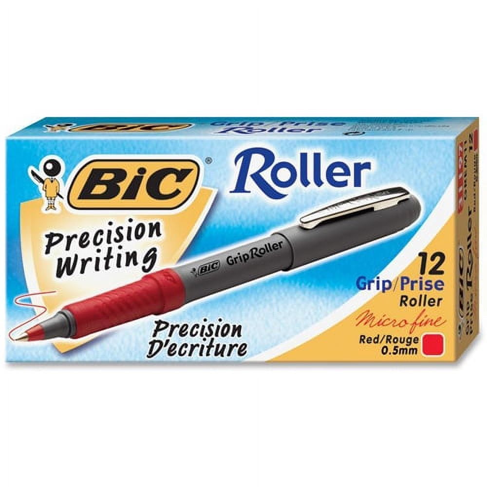 Vision Rollerball Stift Wasserfest – Rot, Feine Mine, 12er Pack, Ideal Für Reisen & Dokumente