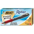 thumbnail image 2 of BIC Grip Stick Roller Ball Pen, Red Ink, .5mm, Micro Fine, Dozen, 2 of 5