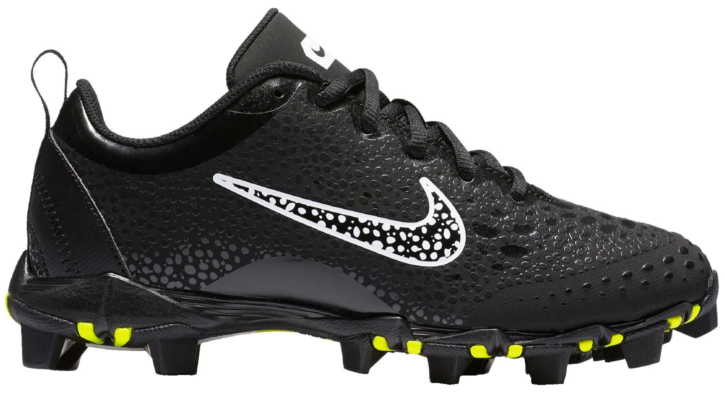Nike Kids' Hyperdiamond 2 Keystone Softball Cleat (Black/White/Volt, 12K) - Walmart.com