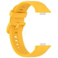 thumbnail image 3 of Correa Silicona Pulsera Repuesto Transpirable para Huawei Watch Fit 3 () Amarillo, 3 of 3