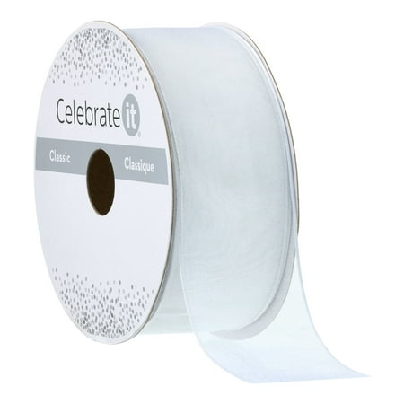 UPC: 0195158697612 | 1.5   x 15yd. Sheer Wired Ribbon by Celebrate It®