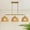 Gold, variant on Modern Rattan Chandelier Fixture Kitchen Island Hanging Ceiling Lights for Dining Room