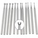thumbnail image 3 of 12 Pcs Open Mouth Cup Burr - 3/32In Shank Open Mouth Cup Shape Wire Rounder Bits Jewelry Setting Lap, 3 of 5
